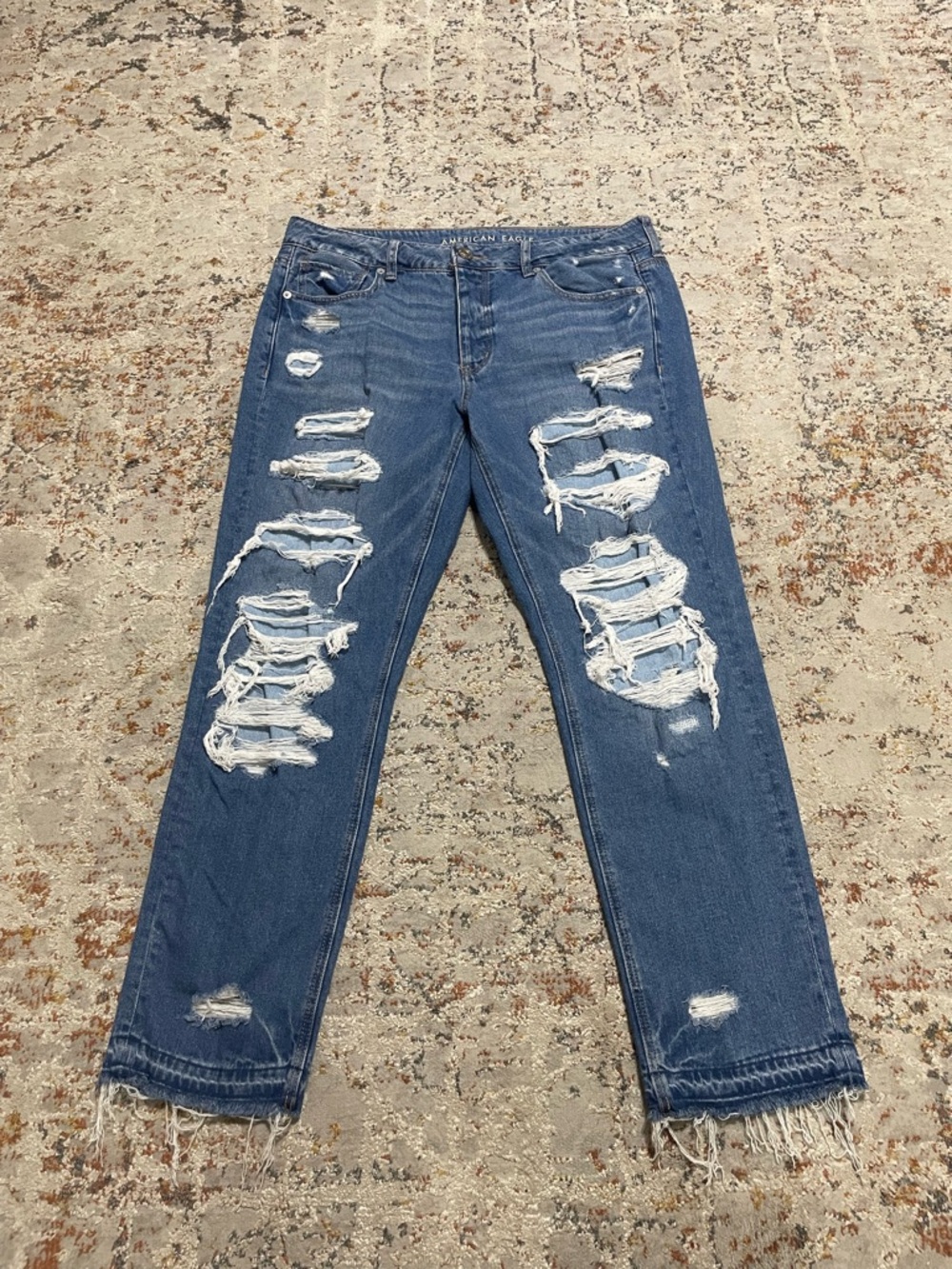 American eagle tomboy jeans size 12